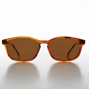 Classic Square Sunglass with Keyhole Bridge - Blake