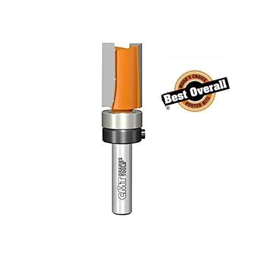 CMT 811.158.11B Straight Pattern Bit, 5/8" Diameter, 1/4" Shank, 3/4" Cutting Length