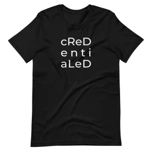 Credentialed | Unisex Cotton Crew | Shades of Gray