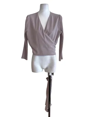 Crepe Pleated Sleeve Top LB
