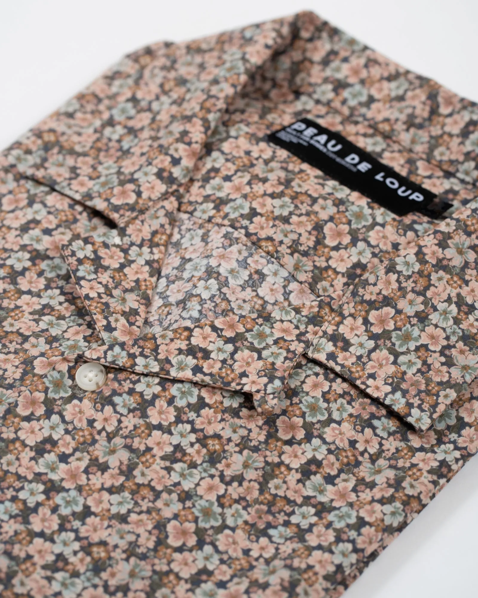 Dark Floral Founder Short Sleeve