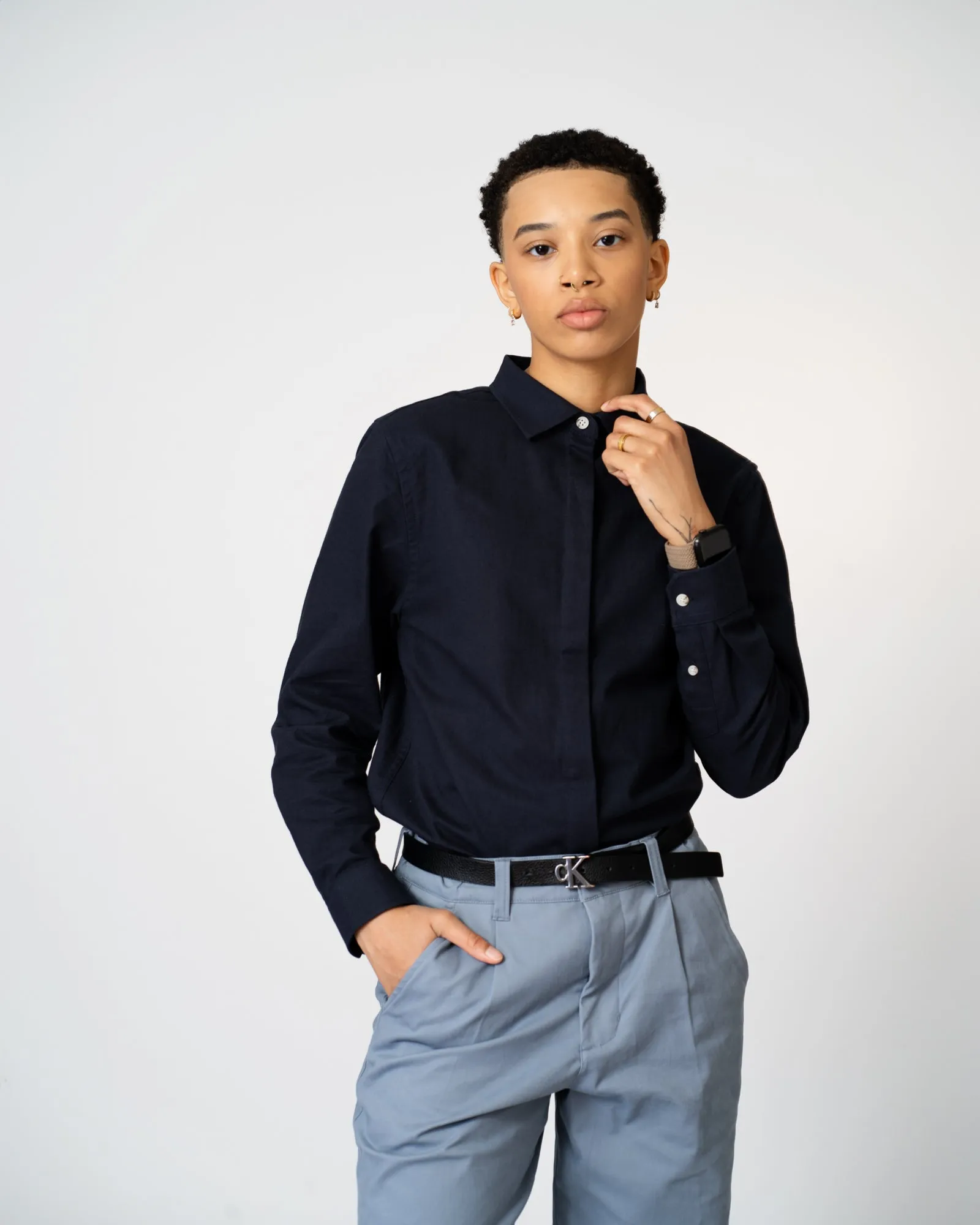 Dark Navy Founder Long Sleeve