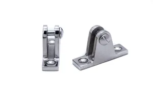 Deck hinge fitting straight 90 degree mount for boat canopy