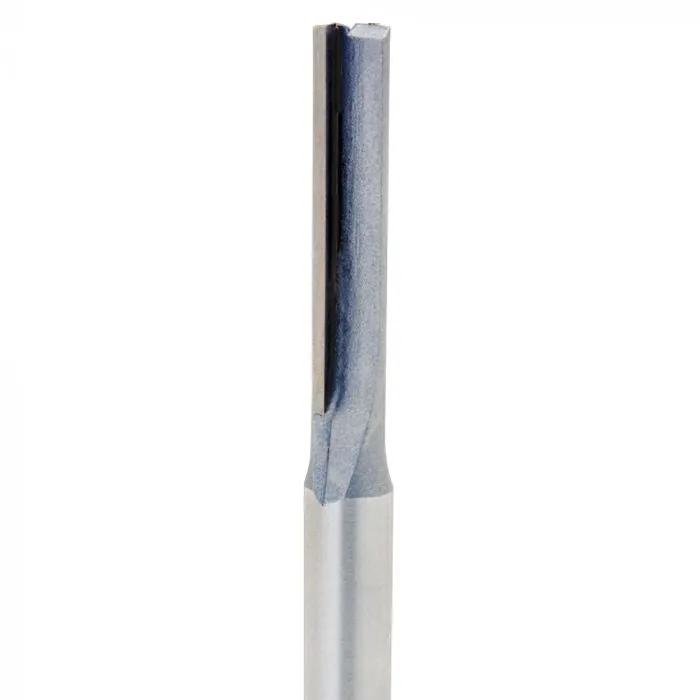 Dimar 107RL4-6 S/F Straight Bit, 1/4" Diameter, 1/4" Shank, Single Flute