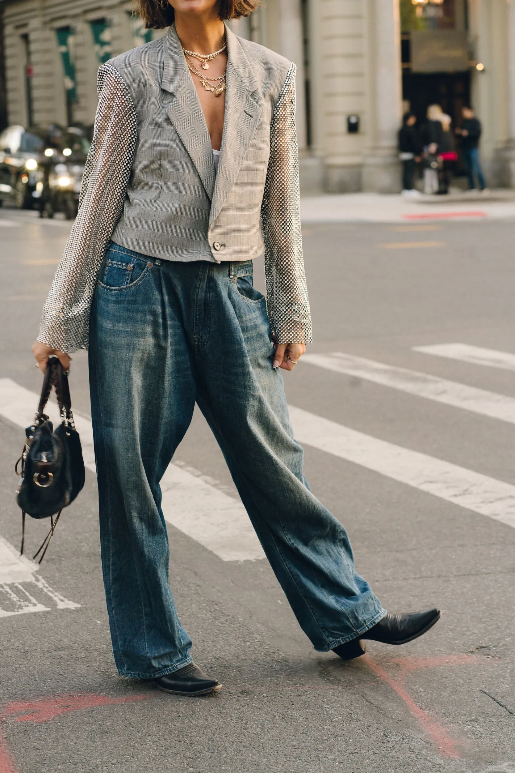 Dior Tweed Crop Joey Blazer