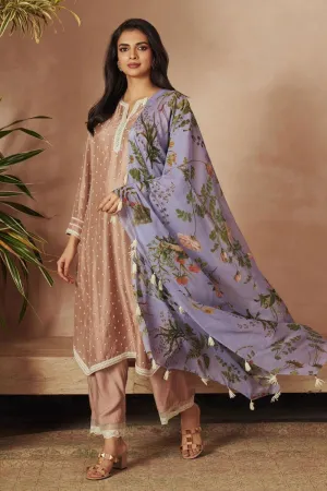 DUSTY PINK KURTA SET