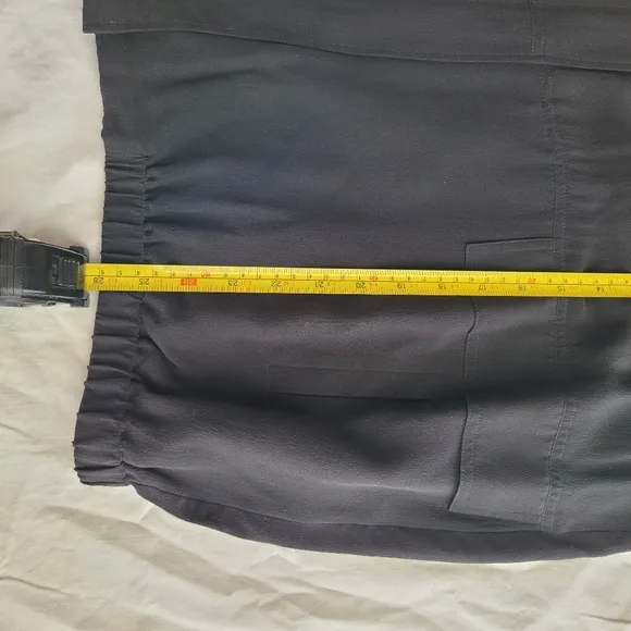 Eileen Fisher Silk Black Crepe De Chin Bomber Jacket Zip Snap Up Size XS