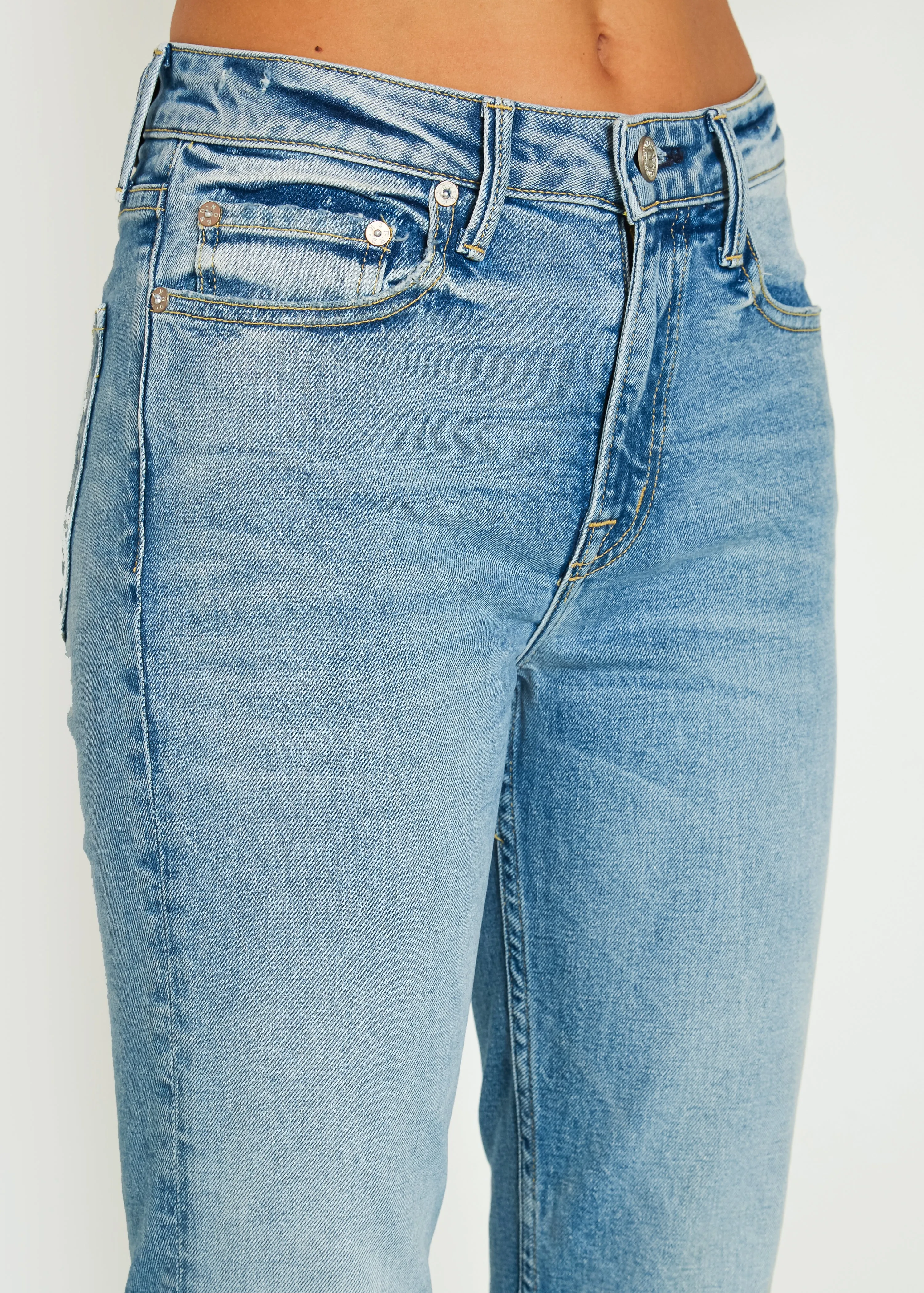 Farrah High Rise Kick Flare