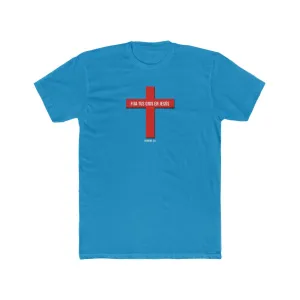 Fija Tus Ojos En Jesús Men’s Cotton Crew Tee