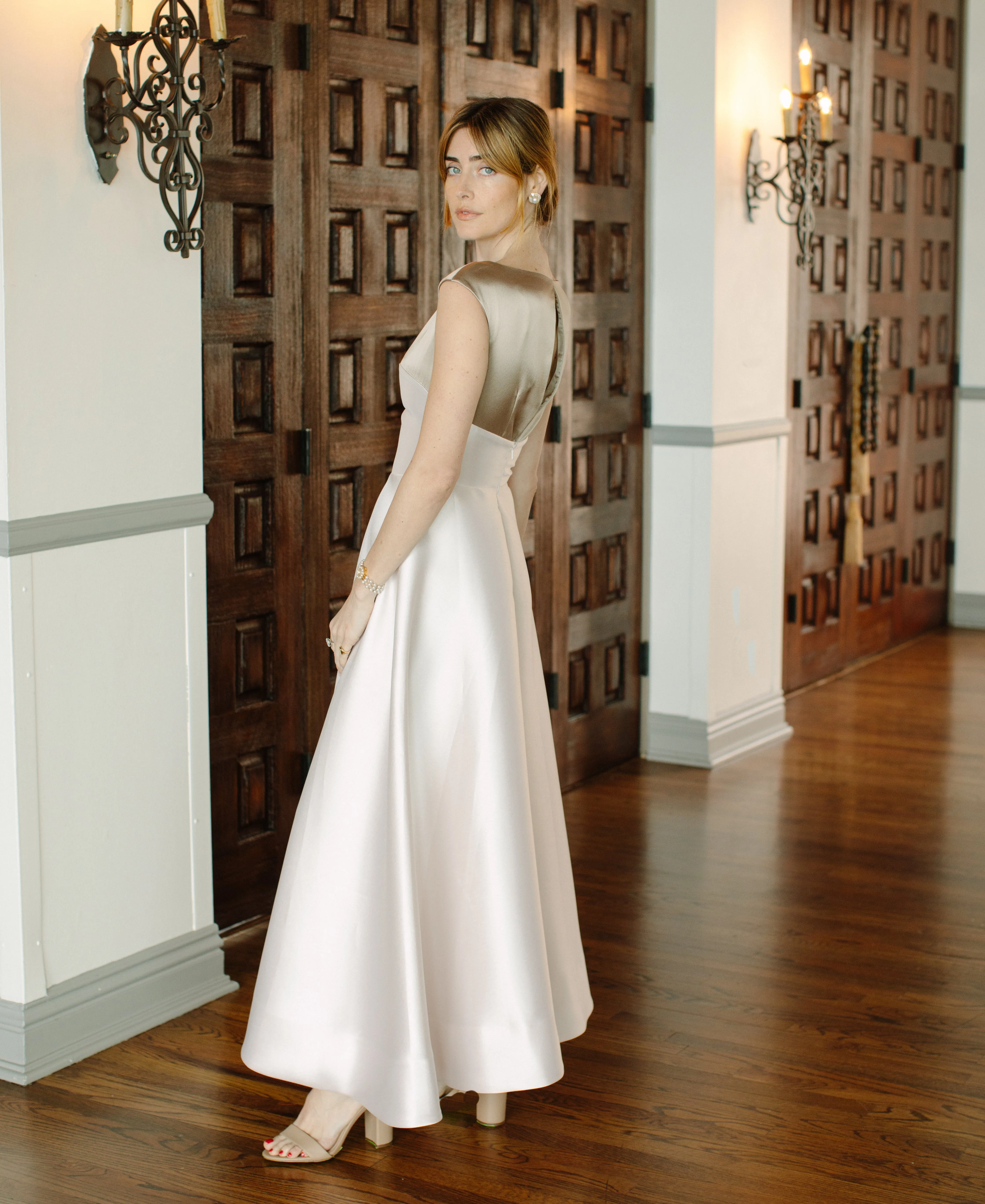 Florence Dress in Bronze