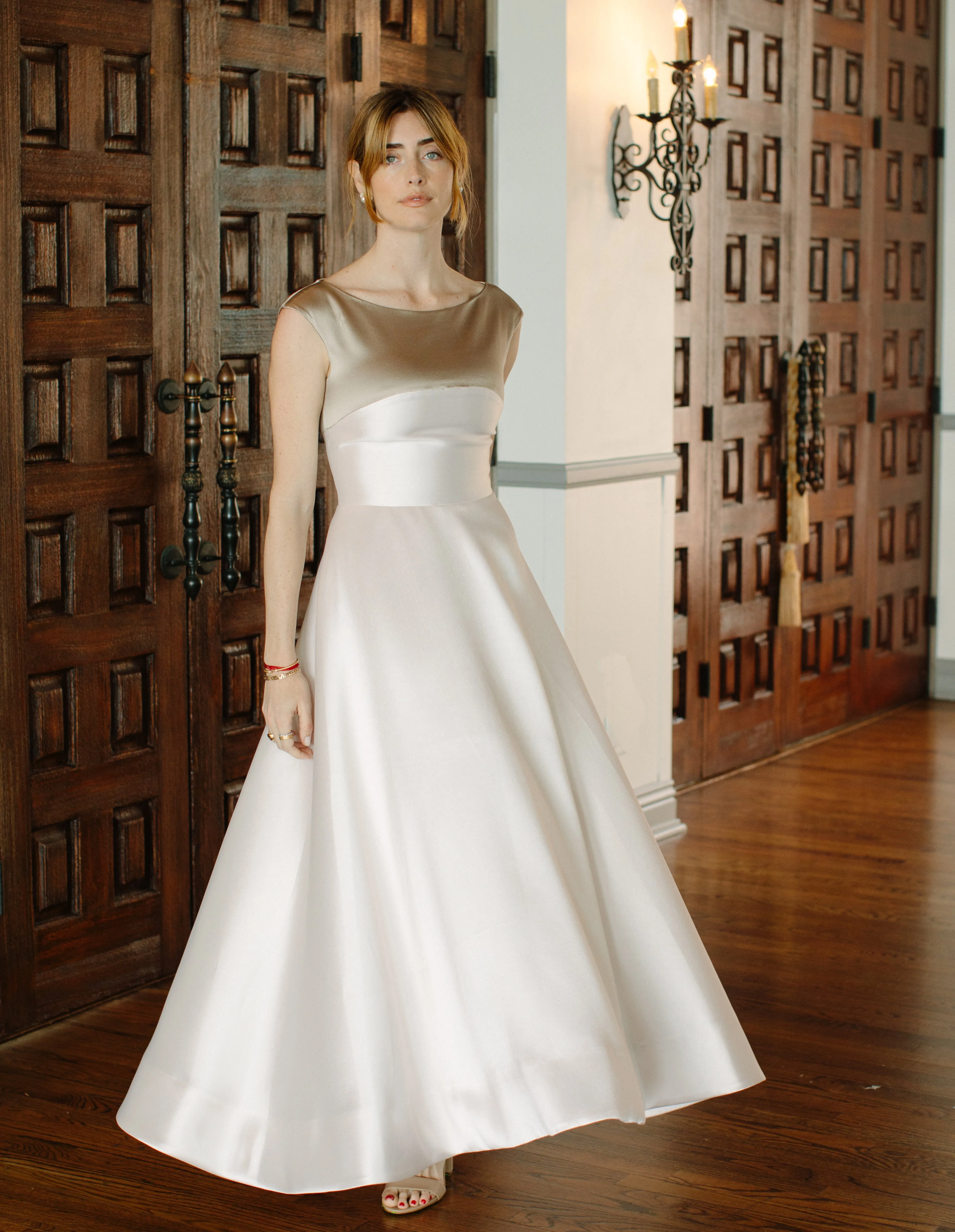 Florence Dress in Bronze