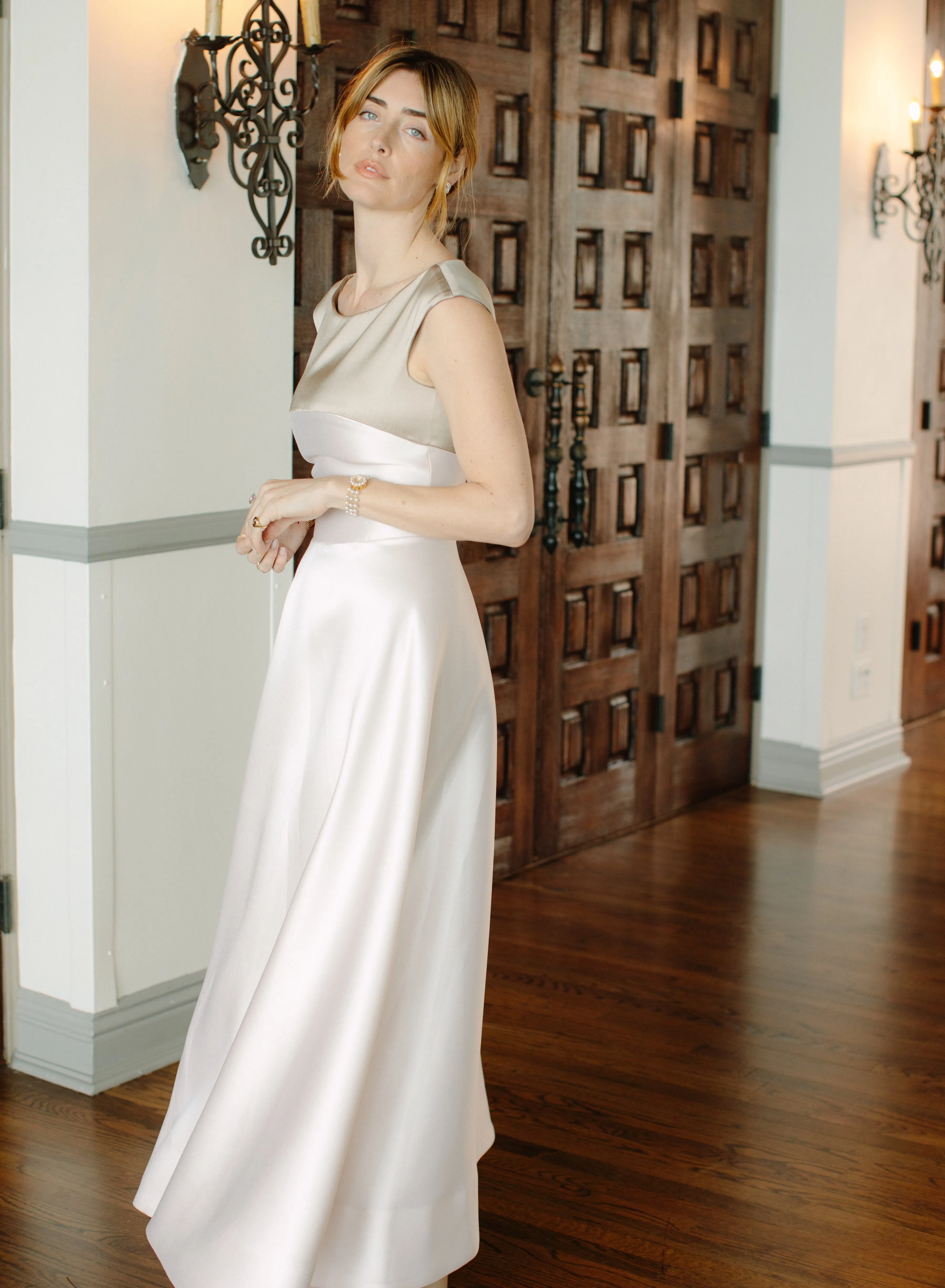 Florence Dress in Bronze
