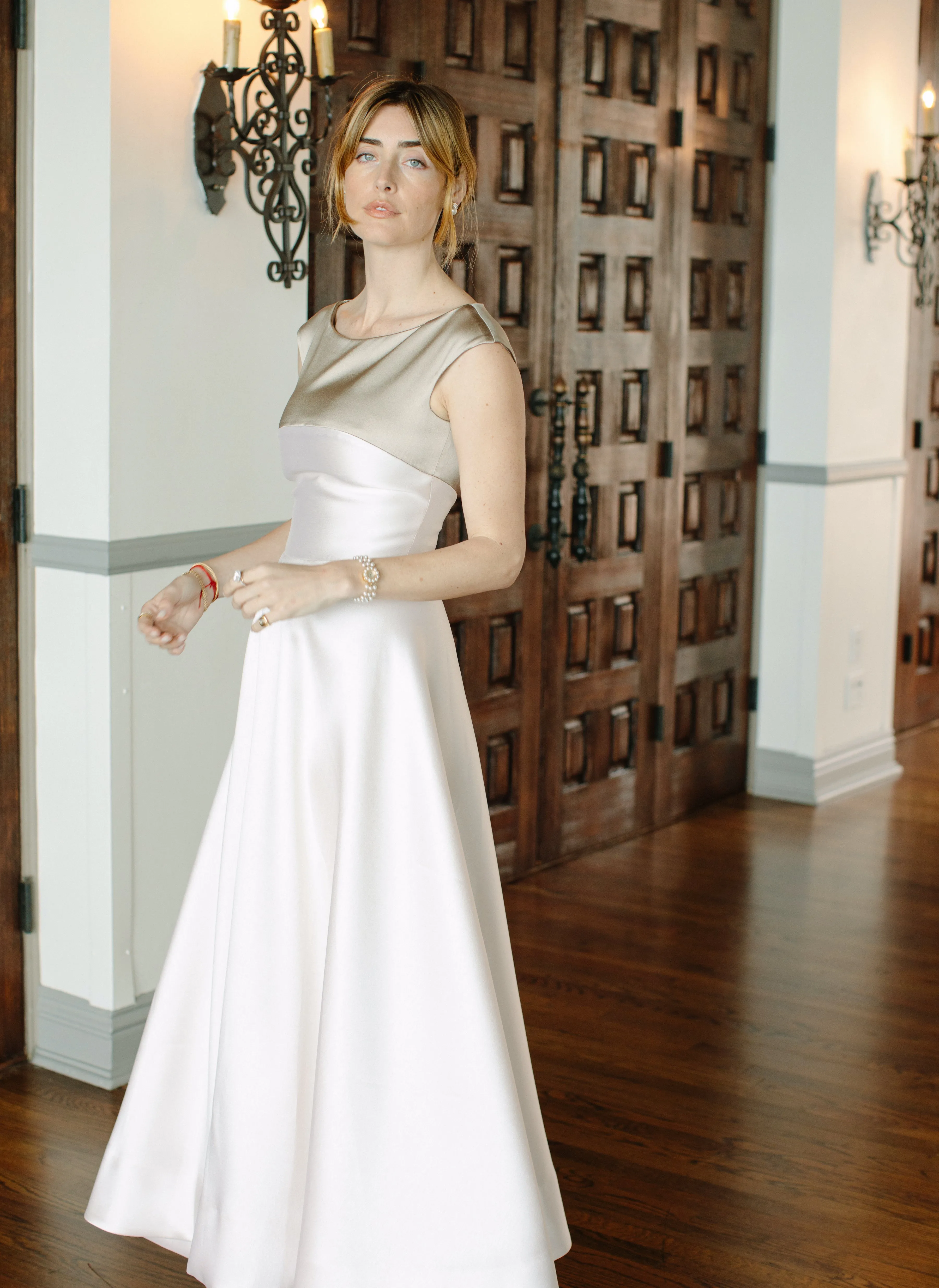 Florence Dress in Bronze