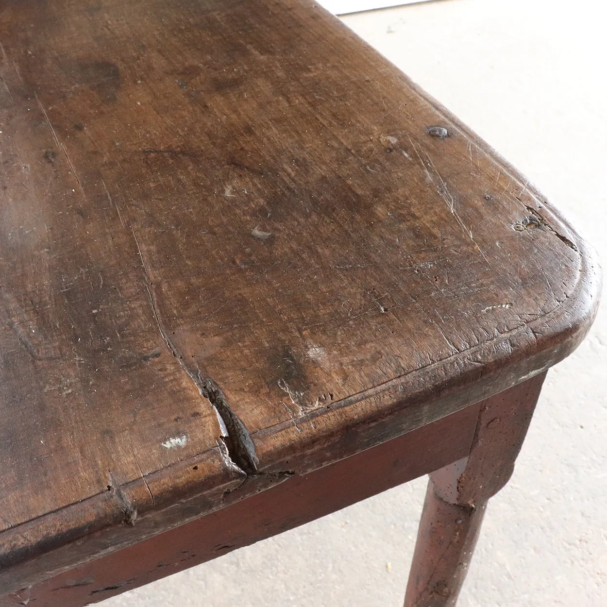 French Provincial Louis XIII Style Walnut Side / Work Table