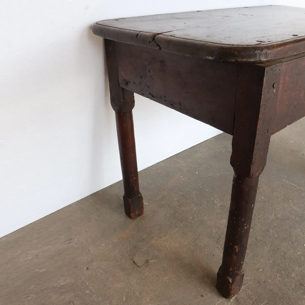 French Provincial Louis XIII Style Walnut Side / Work Table