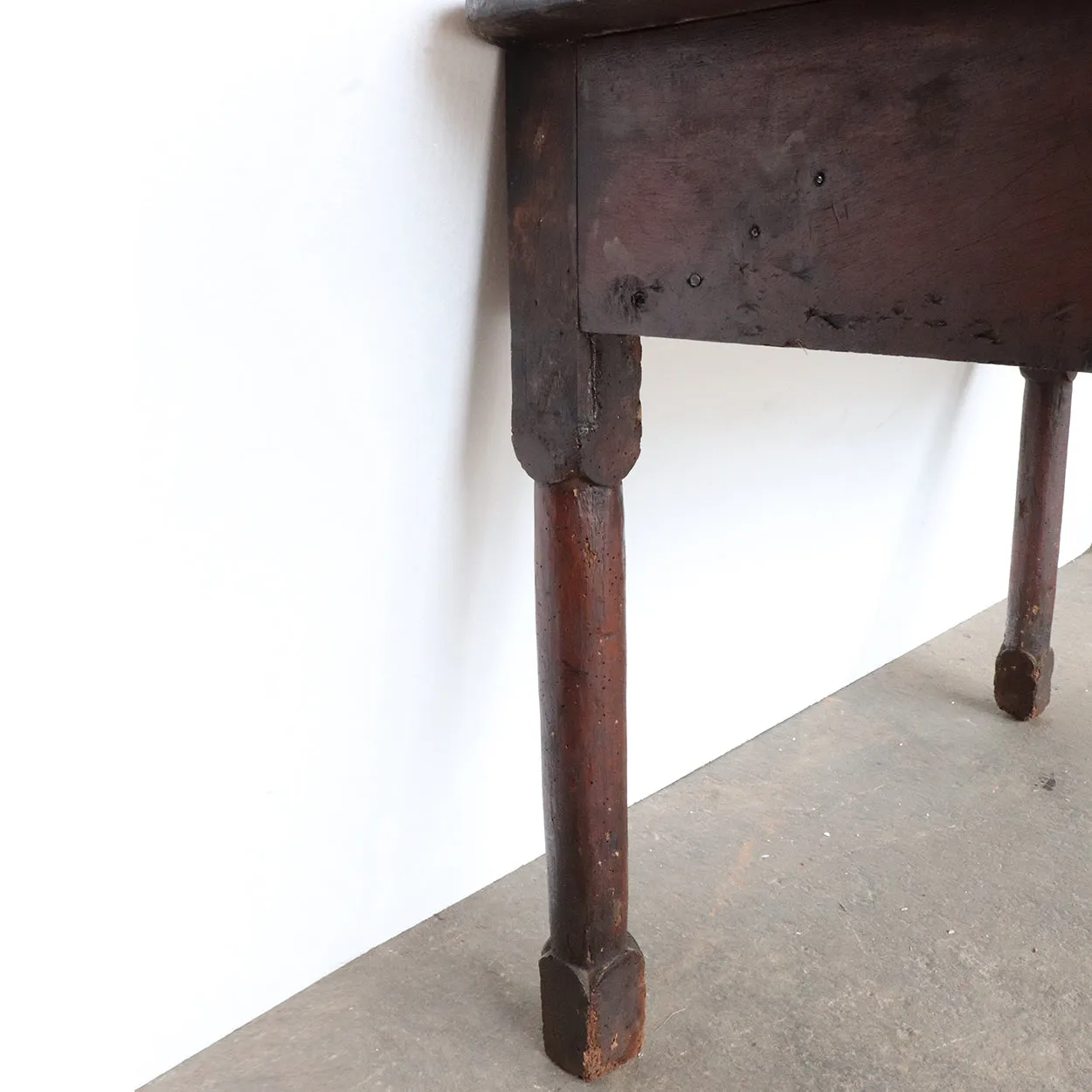 French Provincial Louis XIII Style Walnut Side / Work Table