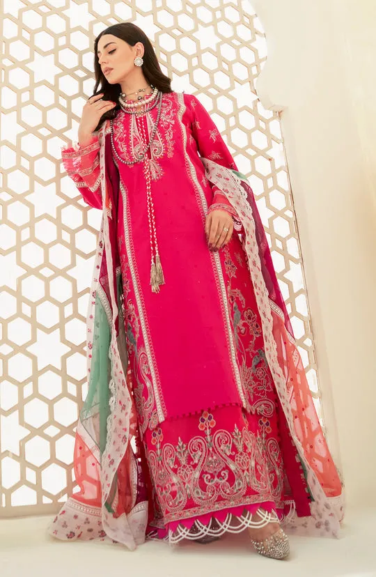 Fuchsia Pink Embroidered Pakistani Salwar Kameez with Dupatta