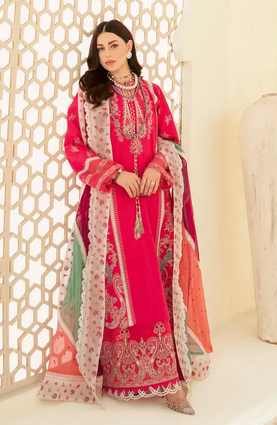 Fuchsia Pink Embroidered Pakistani Salwar Kameez with Dupatta
