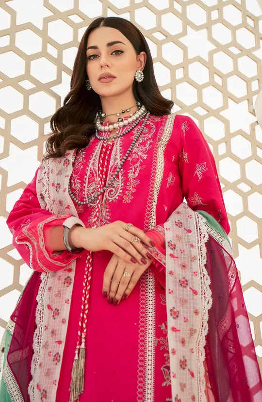 Fuchsia Pink Embroidered Pakistani Salwar Kameez with Dupatta