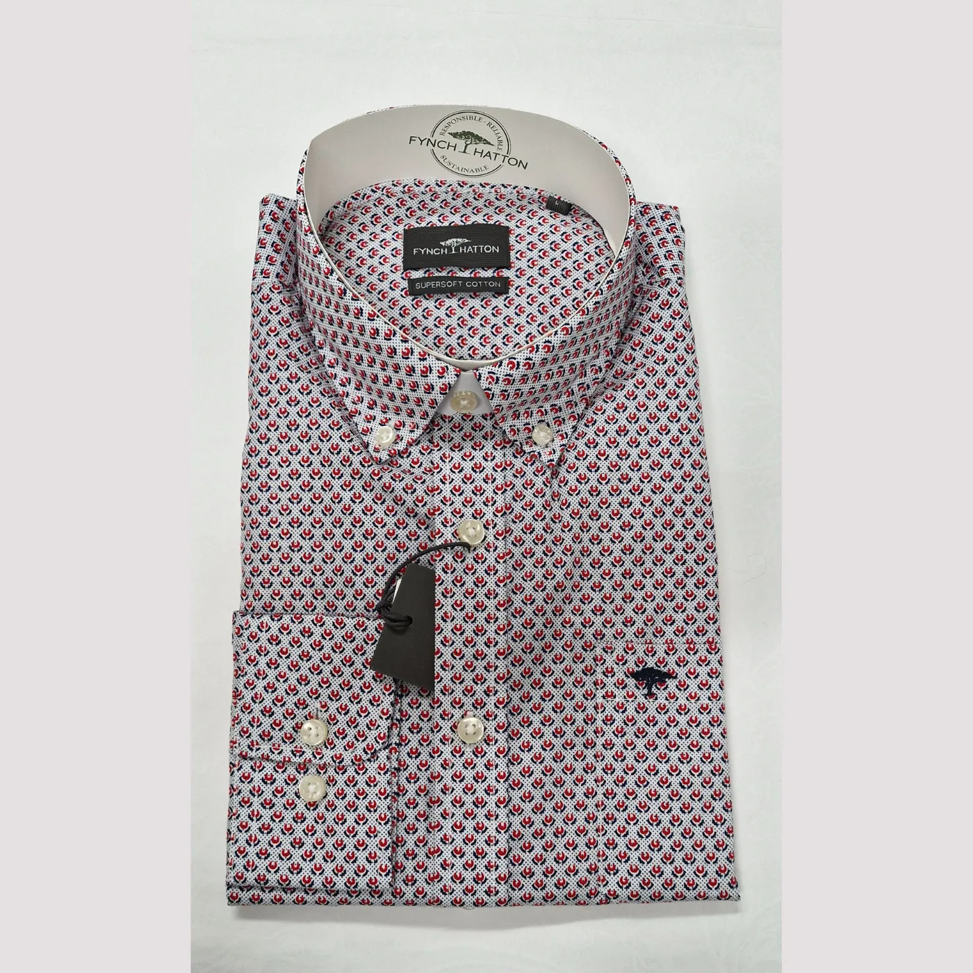 Fynch Hatton L/S Print Shirt