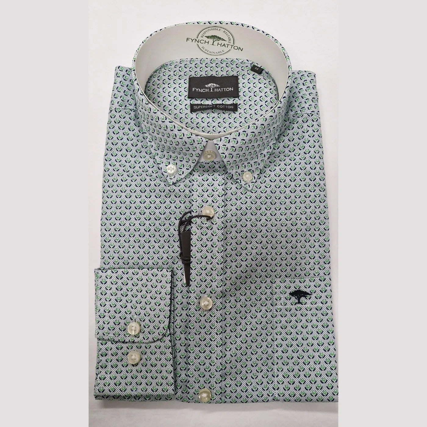 Fynch Hatton L/S Print Shirt