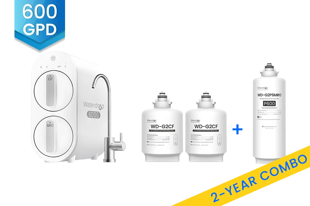 G2P600 RO System with an Extra Two-Year Filter Combo
