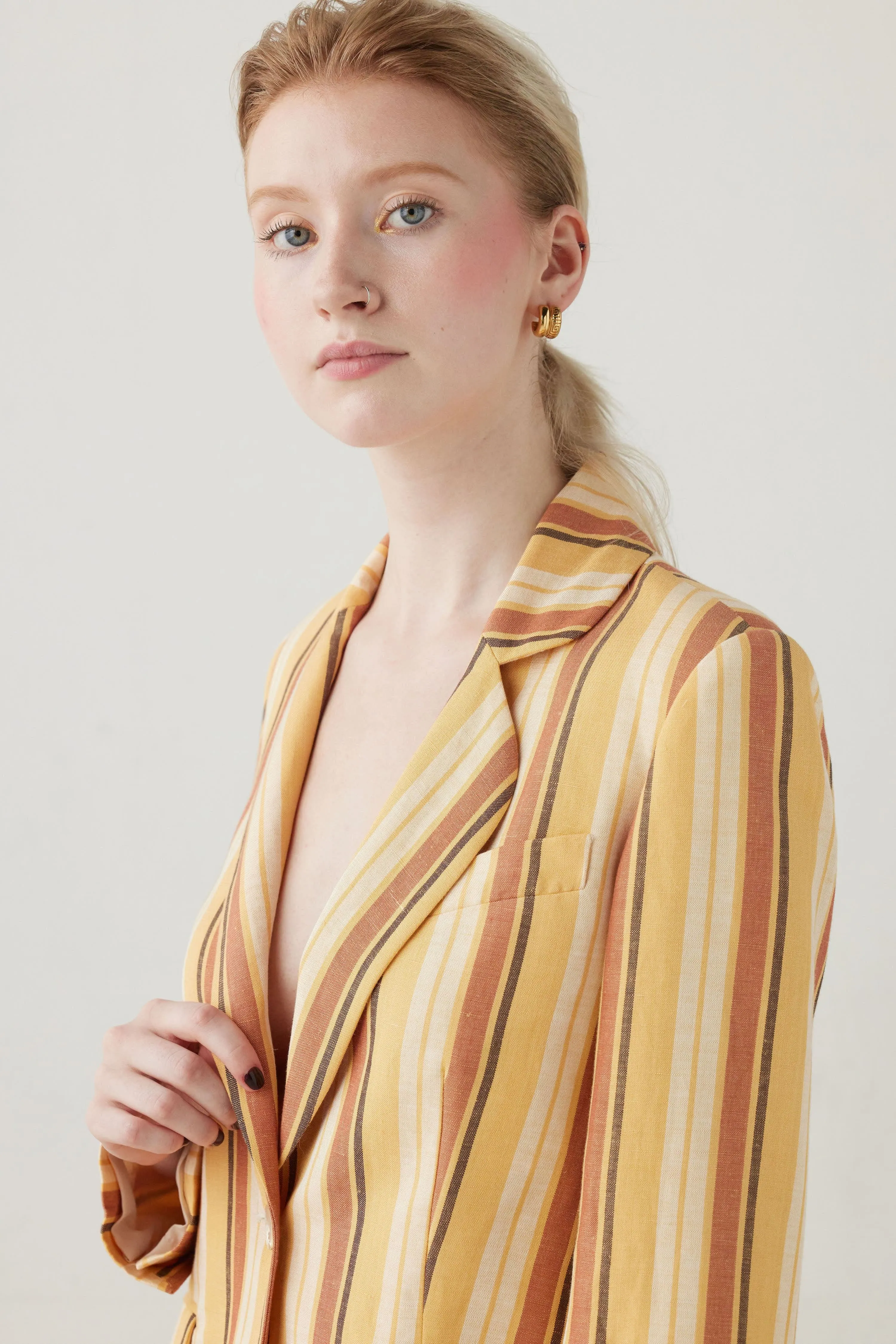 Gatsby Jacket in Tuscan Stripe