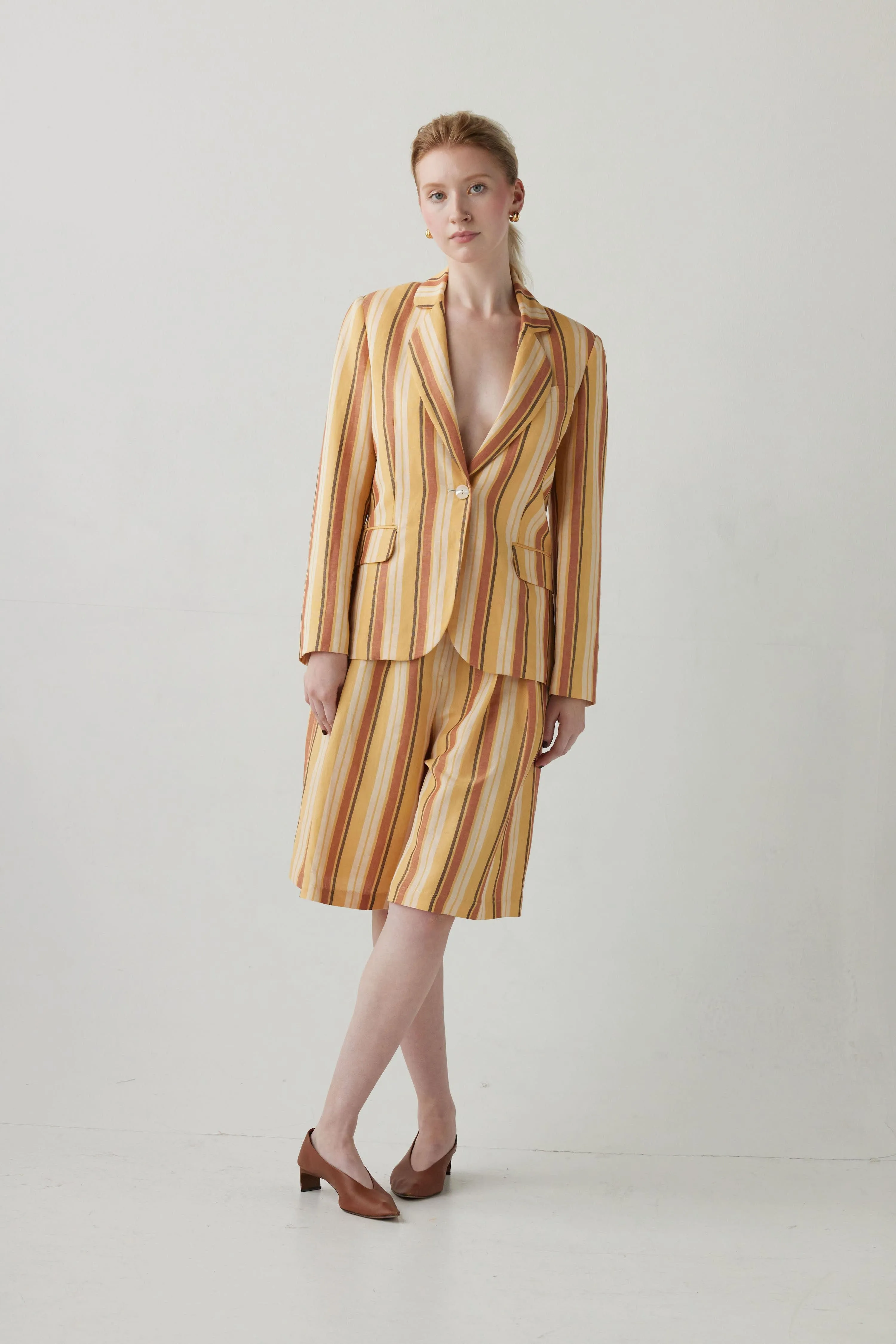 Gatsby Jacket in Tuscan Stripe