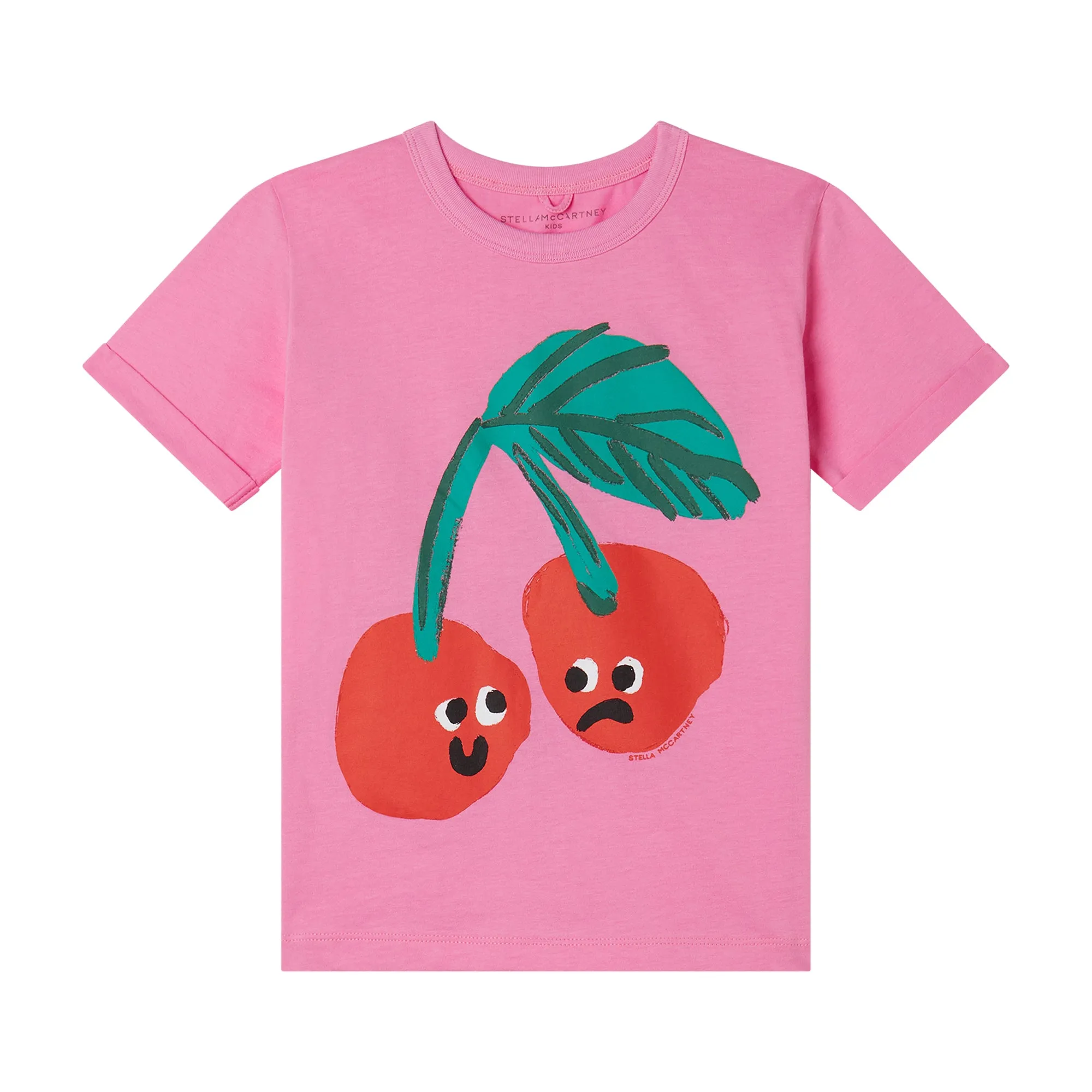 Girls Pink Cherry T-Shirt