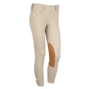 Girl's Tailored Sportsman Trophy Hunter Low-Rise Front-Zip Breeches - Style 3960
