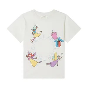 Girls White Fairy T-Shirt