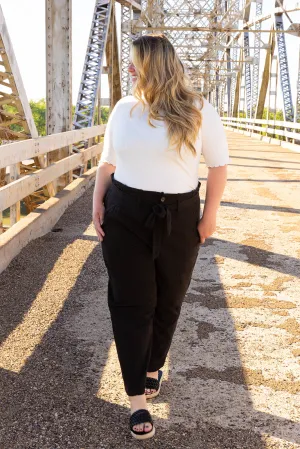 Glenna Paperbag Waist Pant Curvy