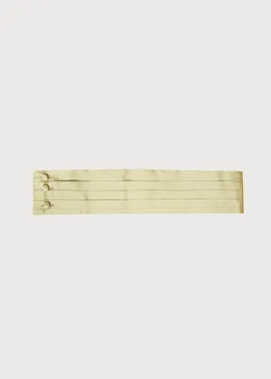 Green Silk Pageboy Cummerbund