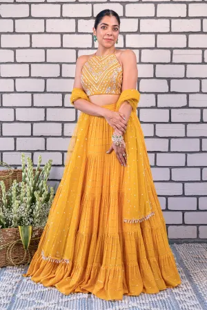 HAZEL TIERED SKIRT