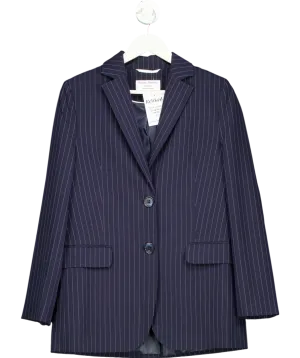 Helene Berman Blue Pinstripe Blazer UK 10