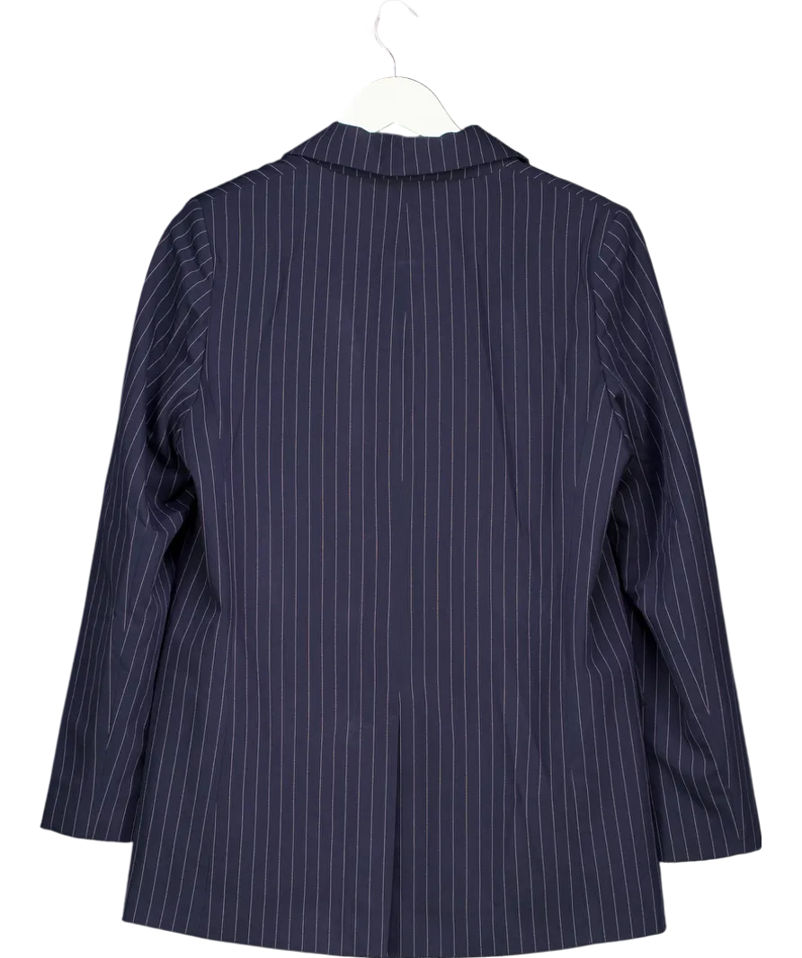 Helene Berman Blue Pinstripe Blazer UK 10