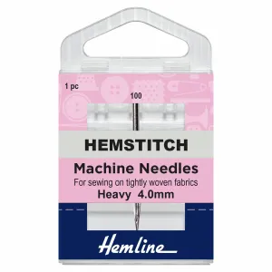 Hemline Hemstitch Machine Needles - Medium - 100/16