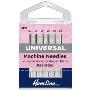 Hemline Universal Machine Needles - Fine Assorted