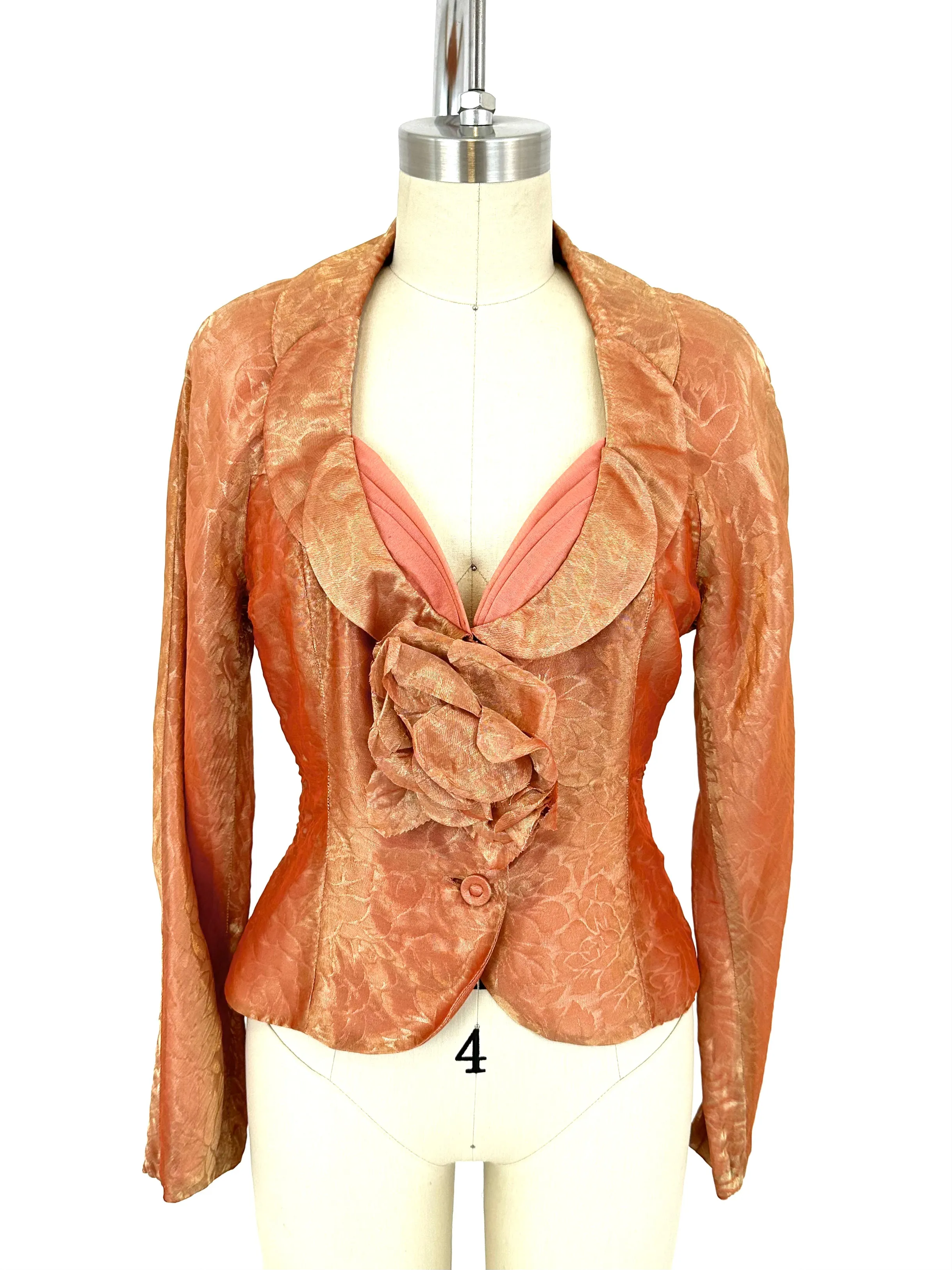 Holly's Harp Jacquard Lamé Jacket*