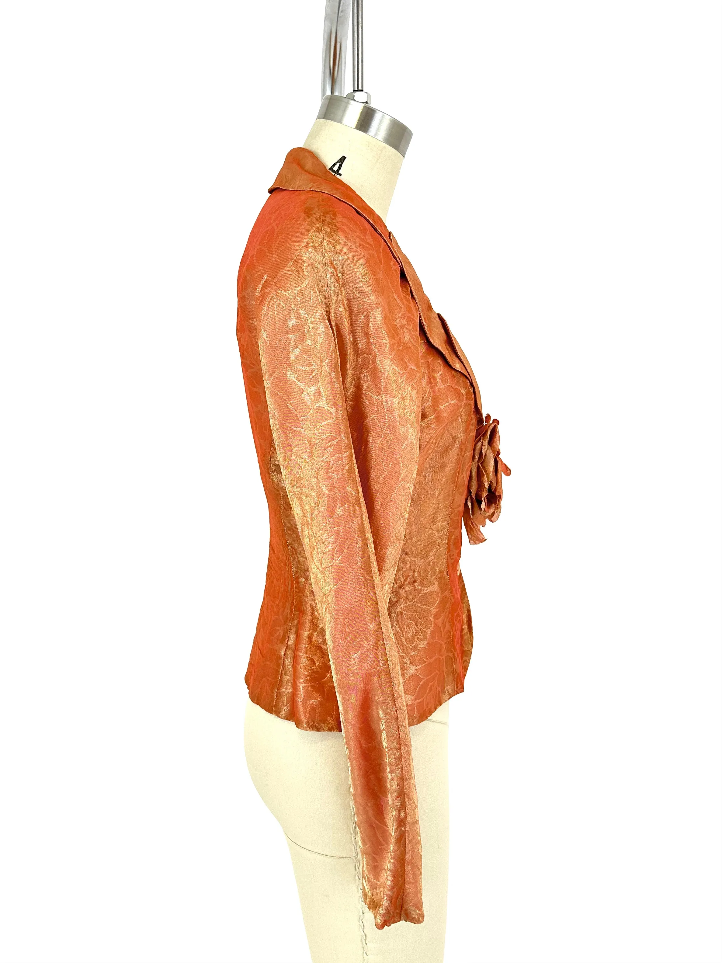 Holly's Harp Jacquard Lamé Jacket*