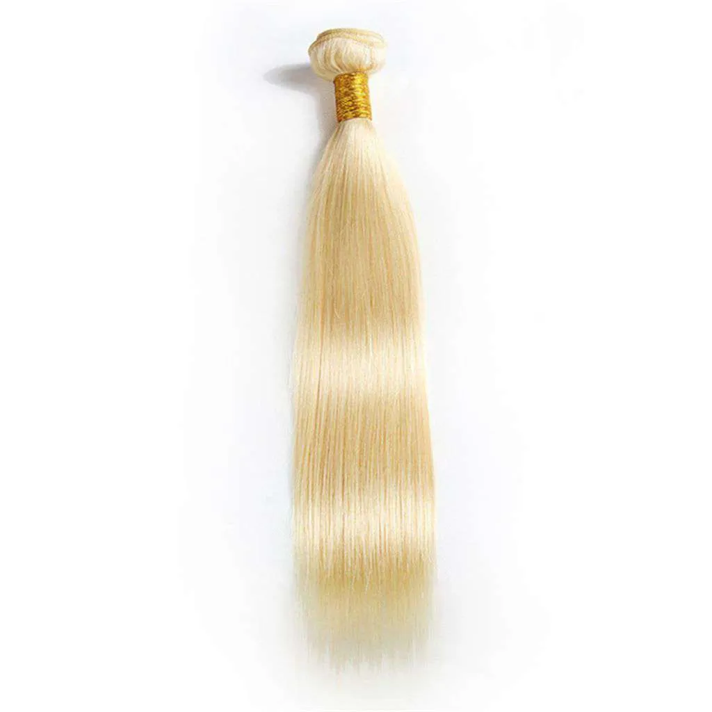 Honey Blonde 3 Bundles Straight Brazilian Human Hair Bundles