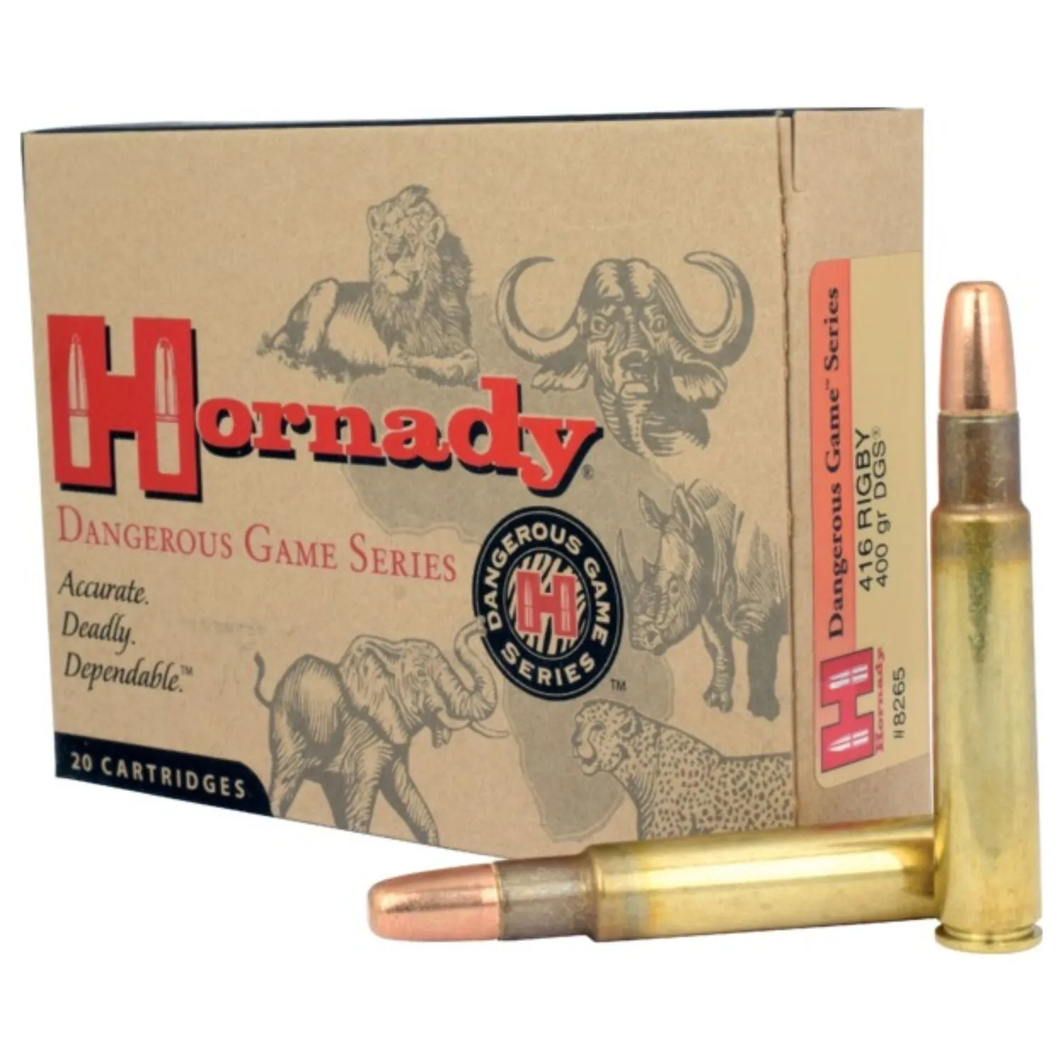 Hornady .416 Rigby 400 Grain DGS-20 Count