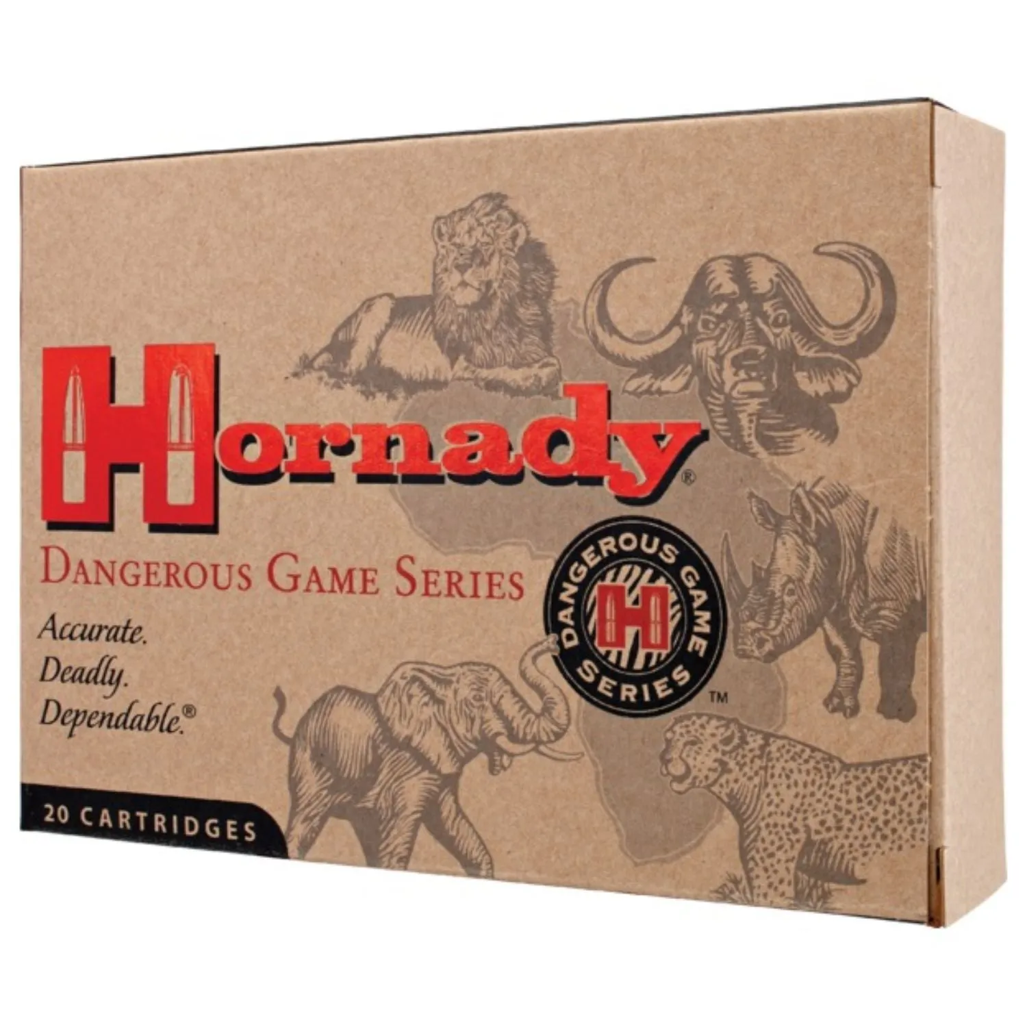 Hornady .450 Rigby 480 Grain DGS-20 Count