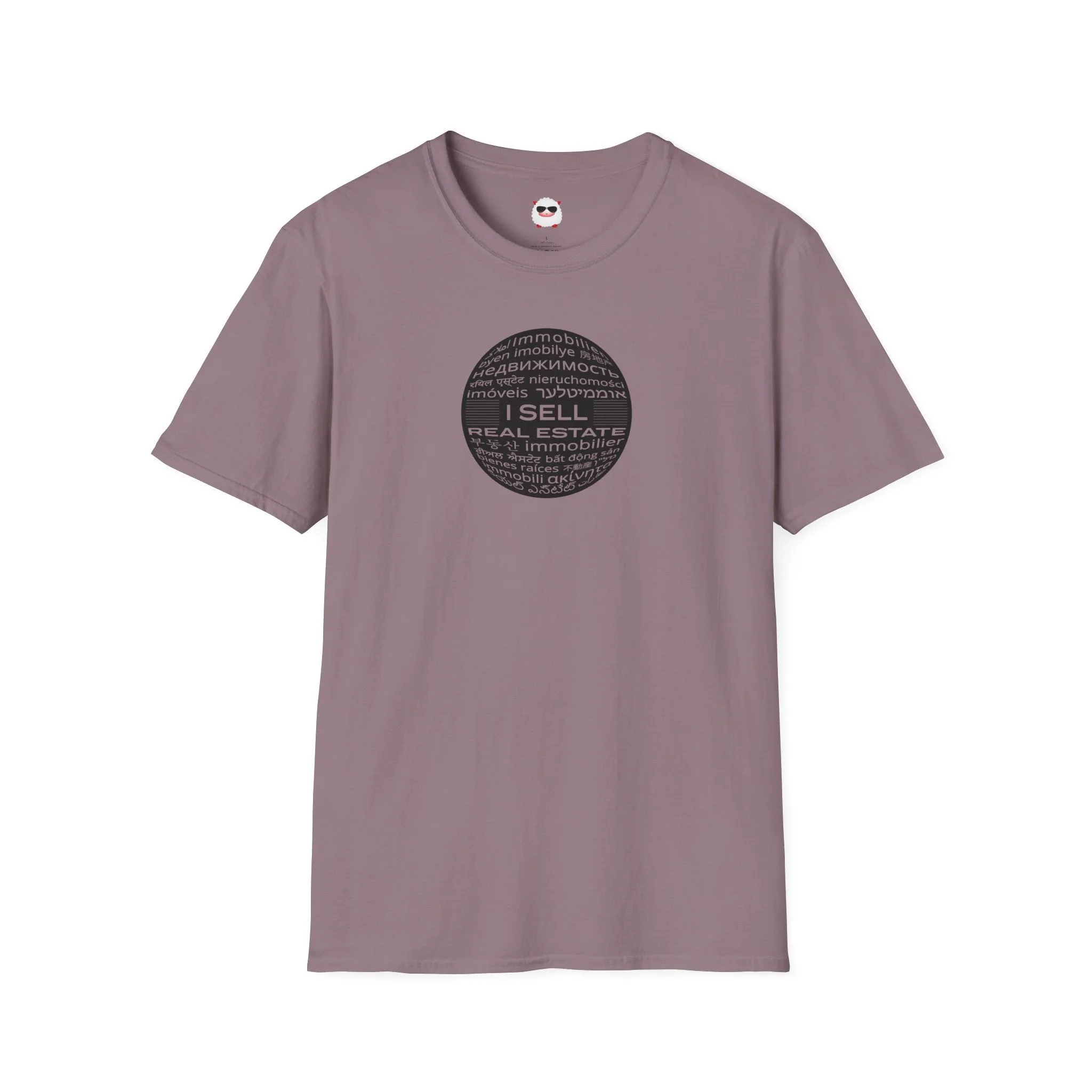 I Sell Real Estate Translated Unisex Softstyle T-Shirt