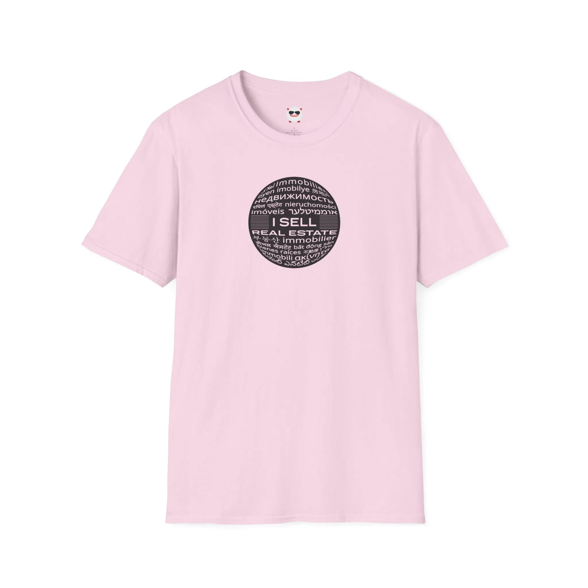 I Sell Real Estate Translated Unisex Softstyle T-Shirt