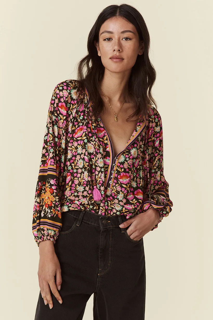 Impala Lily Tie Blouse