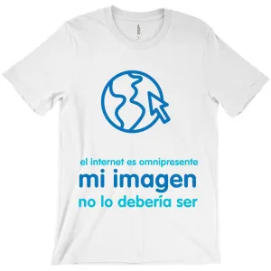 Internet is Ubiquitous Adult T-Shirts (Spanish)