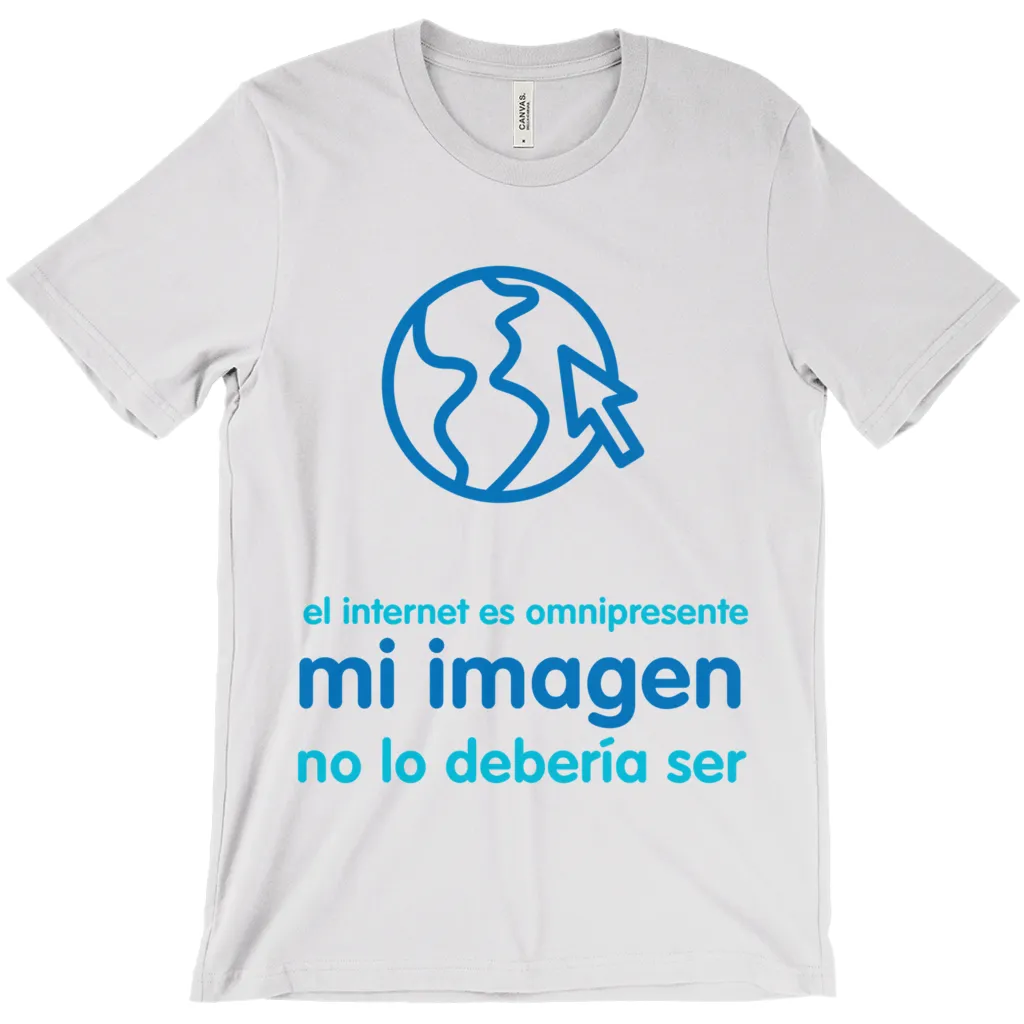 Internet is Ubiquitous Adult T-Shirts (Spanish)