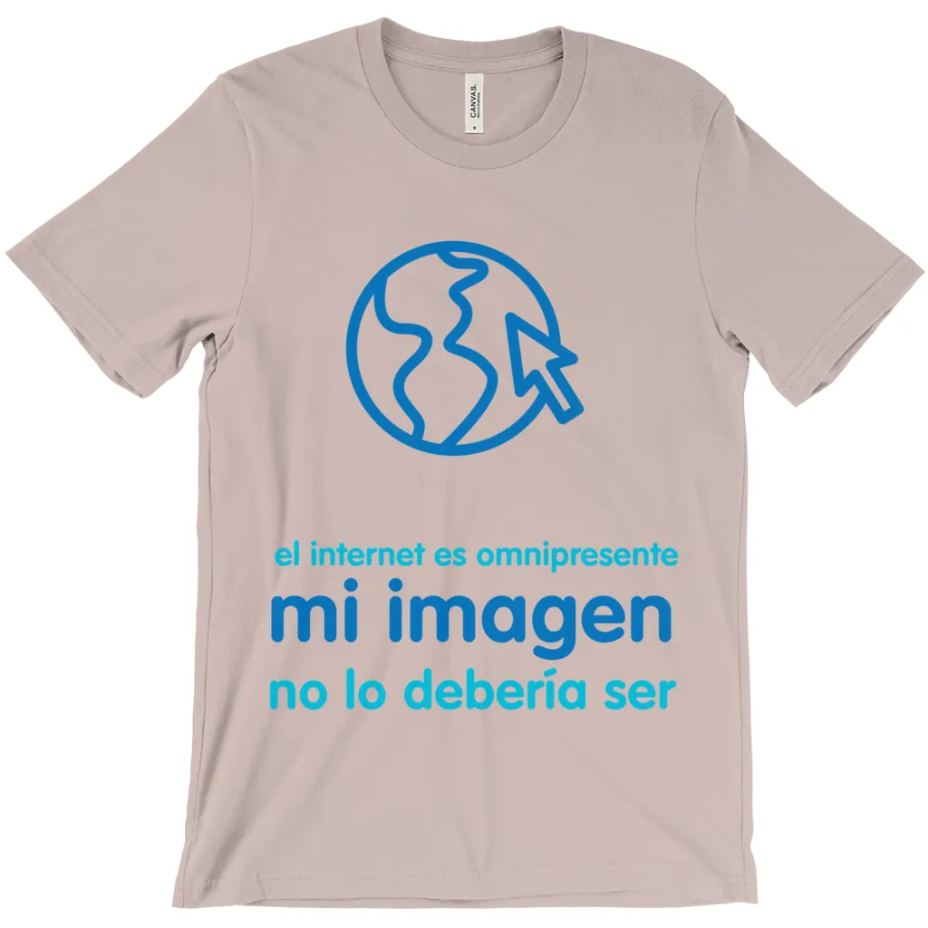 Internet is Ubiquitous Adult T-Shirts (Spanish)