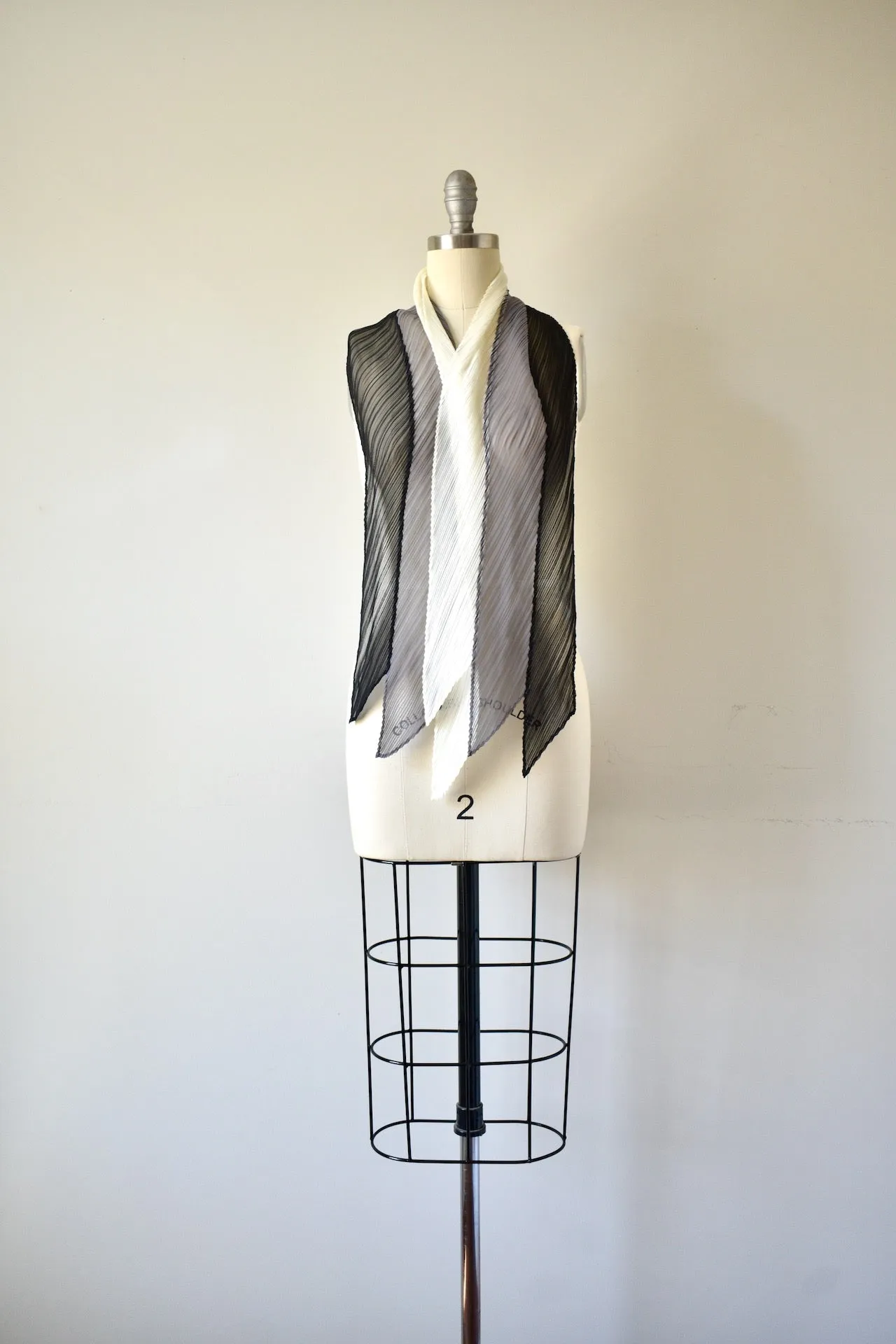 Issey Miyake Vintage Pleated Scarf